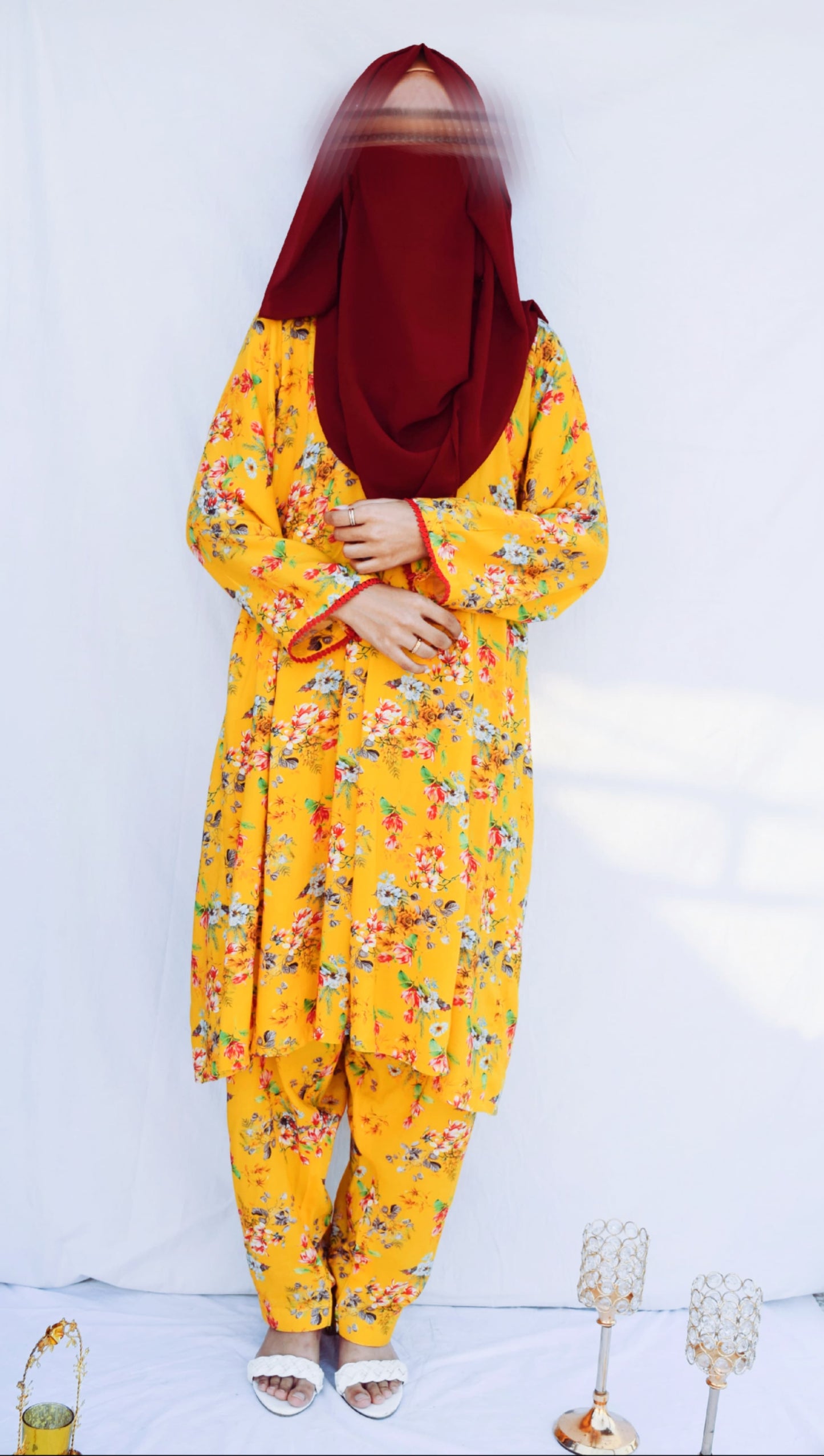 Yellow | Printed Linen 2 PCs (Stitched) | Winter' 24