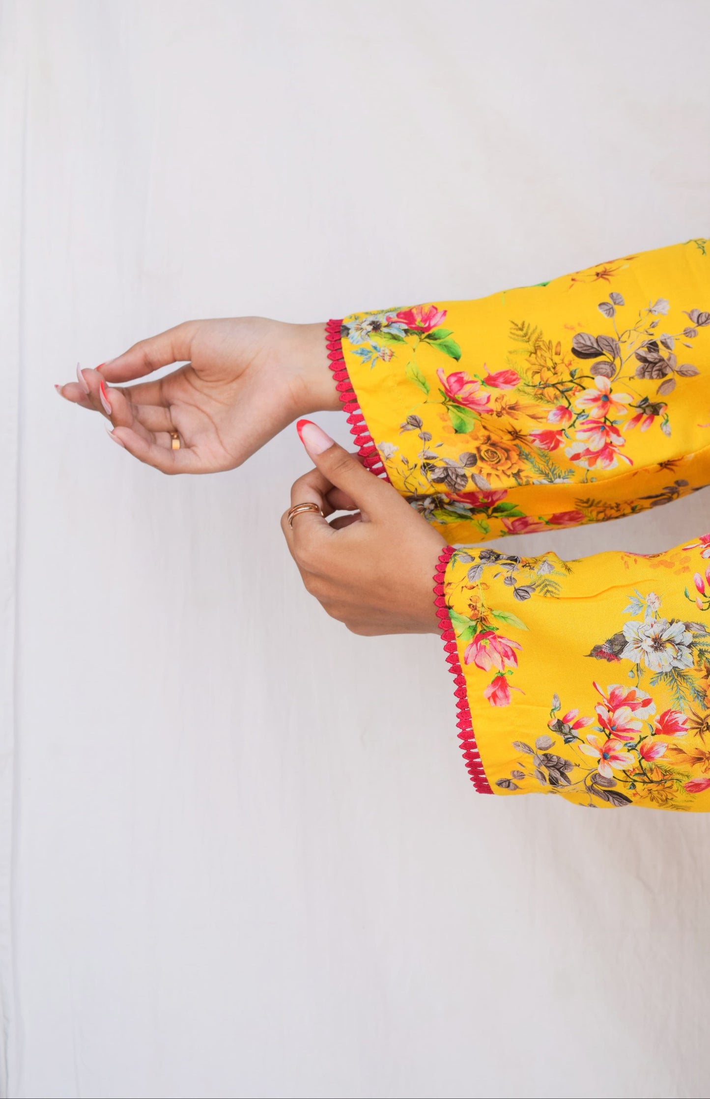 Yellow | Printed Linen 2 PCs (Stitched) | Winter' 24