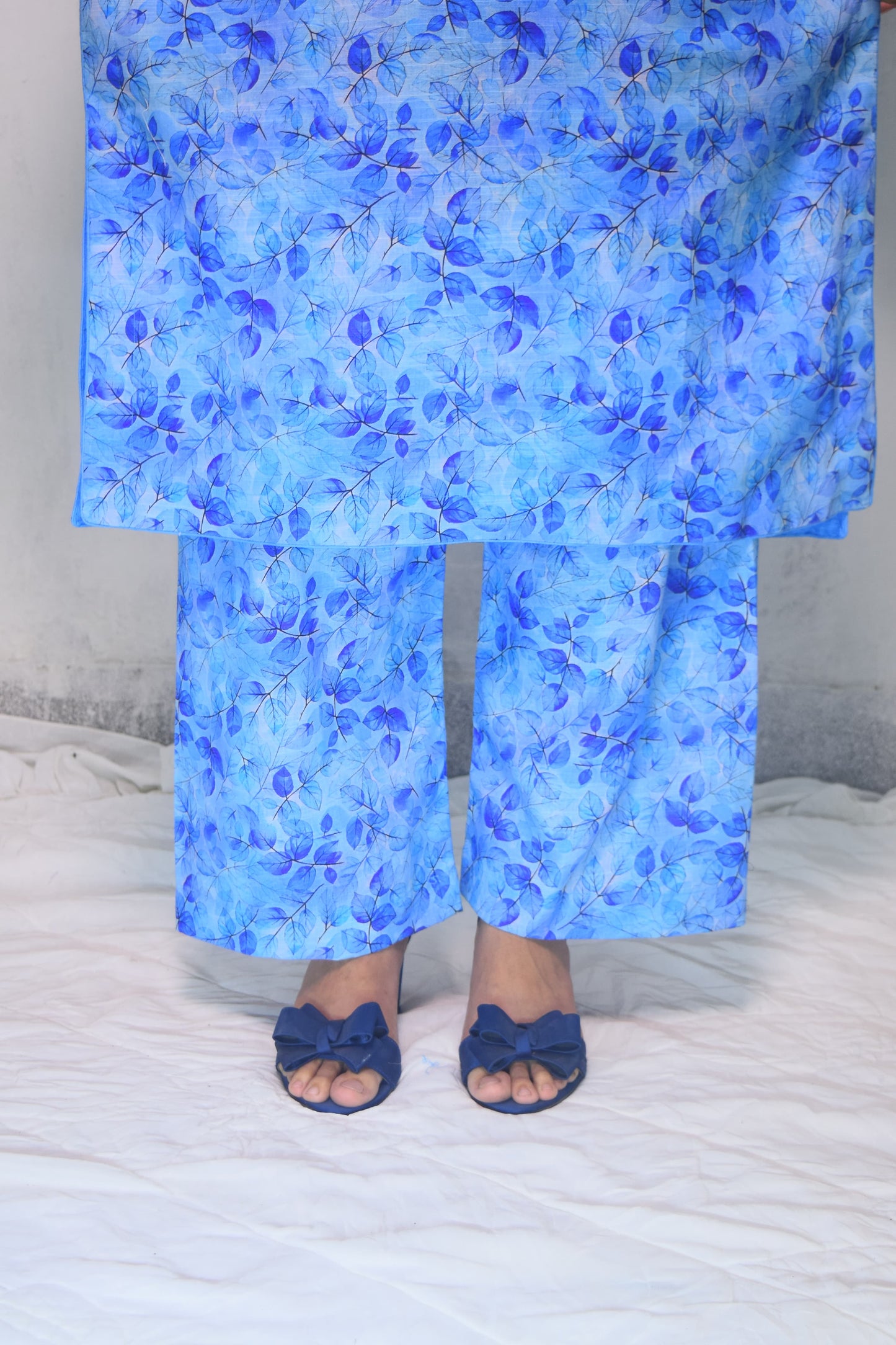 Sky Blue | Printed Khaddar 2 PCs (Stitched) | Winter' 24