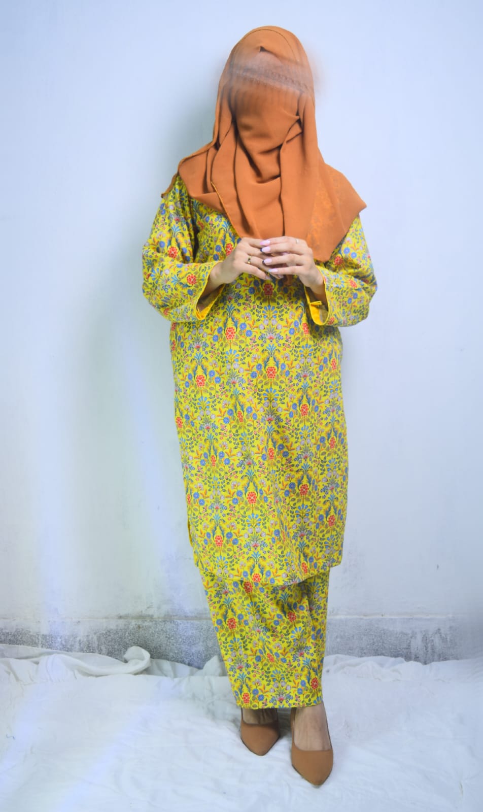 Yellow Floral | Printed Khaddar 2 PCs (Stitched) | Winter' 24