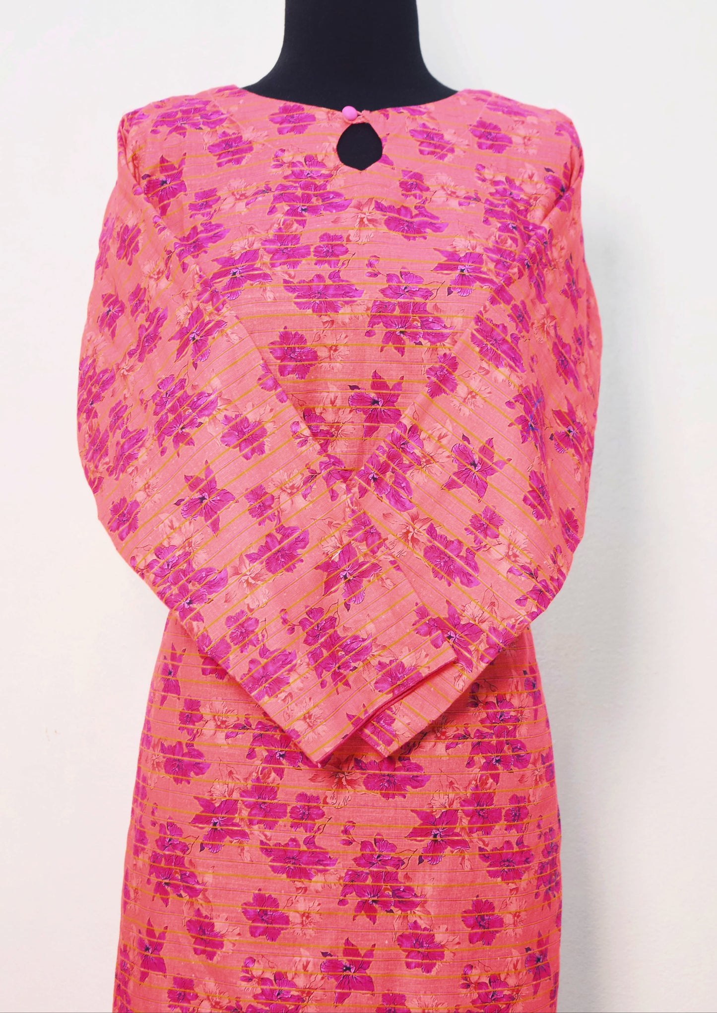 Pink | Printed Khaddar 2 PCs (Stitched) | Winter' 24