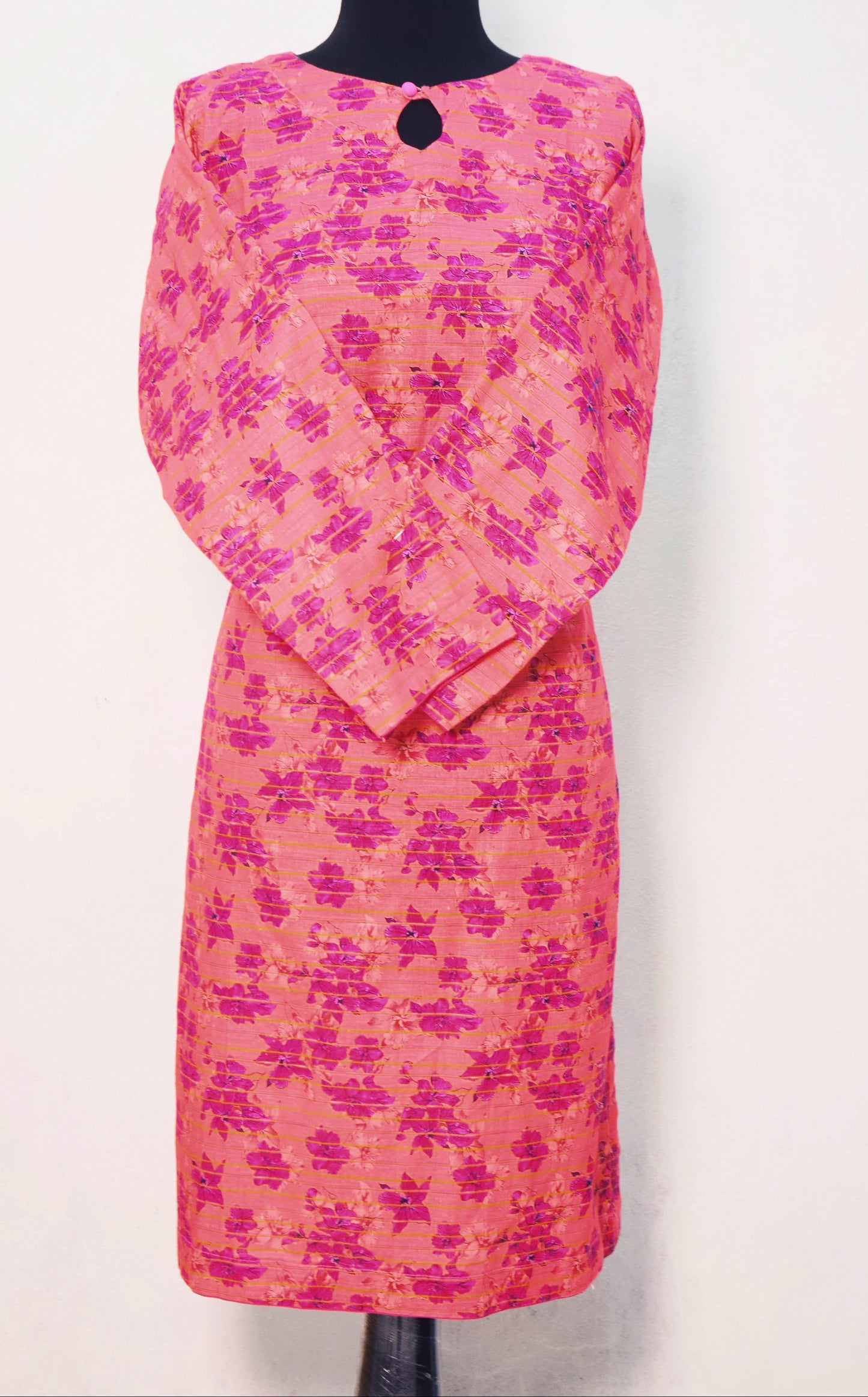 Pink | Printed Khaddar 2 PCs (Stitched) | Winter' 24