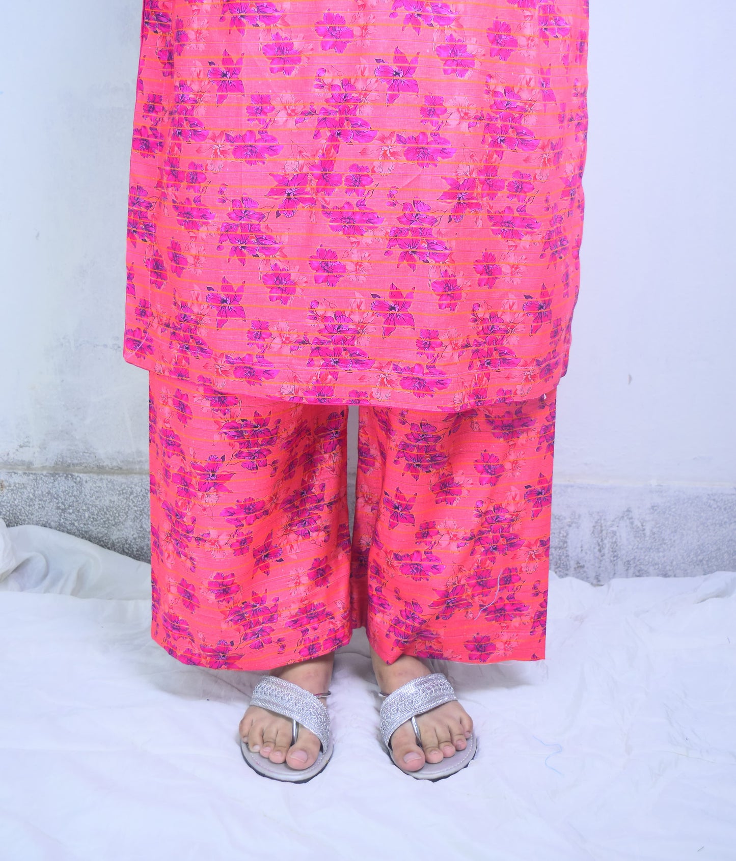 Pink | Printed Khaddar 2 PCs (Stitched) | Winter' 24